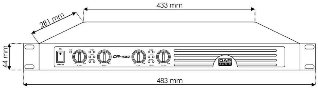 DAP-Audio CA-4150 - Puissance en sortie - 1
