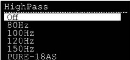 DAP-Audio Pure-15A - Highpass (filtre passe-haut) - 1