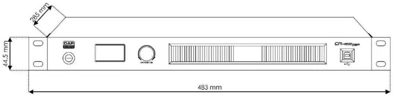 DAP-Audio CA-4500 - Dimensions - 1