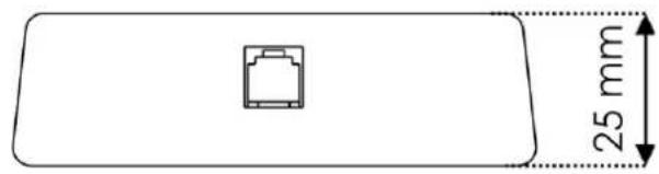 DAP-Audio Keypad for LED Control - Dimensions - 2