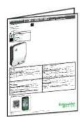 SCHNEIDER EVlink Wallbox Plus EVH3S22P02K - Contents / Contenu de la boîte / Inhalt / Innhold - 2