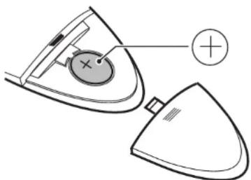 DUAL DCR 500 - Come inserire la batteria nel telecomando - 1