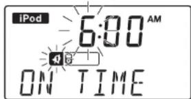 iPod 6:00 AM ON TIME
