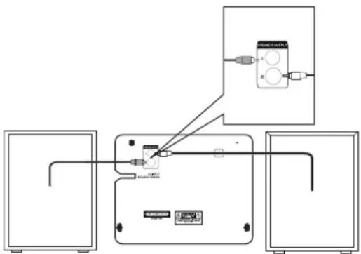 DUAL ML 45 DAB - Branchement des haut-parleurs - 1
