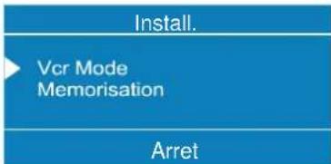 DUAL DTFT 27-2 N - Le menu Installation en mode AV est comme il suit. - 1
