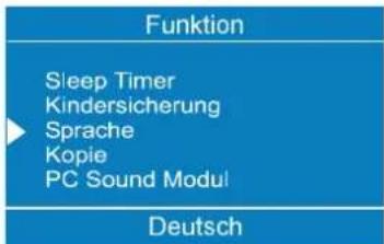 DUAL DTFT 27-2 N - Menüsprache einstellen - 1