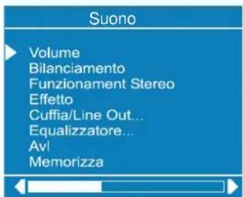 DUAL DTFT 27-2 N - Menu suono - 1