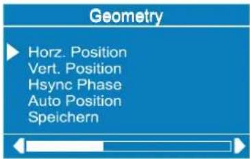 DUAL DTFT 27-2 N - Das Geometriemenü: - 1
