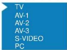 DUAL DTFT 27-2 N - Menu Source AV - 2