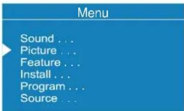 DUAL DTFT 27-2 N - Picture Menu - 1
