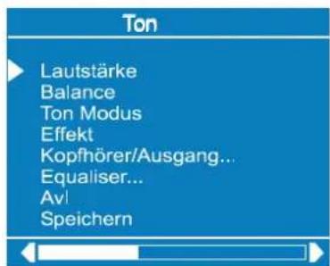 DUAL DTFT 27-2 N - Das Tonmenü - 1
