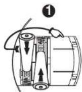 DUAL DCD 101-2 - Betrieb mit normalen Batterlen - 1