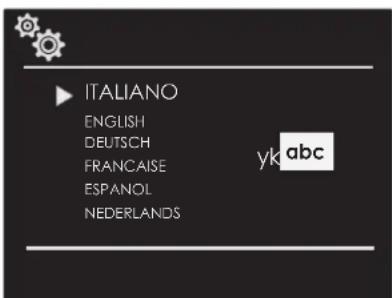 ITALIANO ENGLISH DEUTSCH FRANÇAISE ESPAÑOL NEDERLANDS yk abc