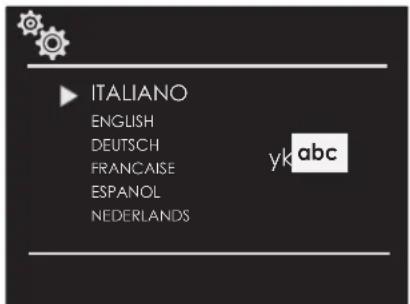 ITALIANO ENGLISH DEUTSCH FRANCAISE ESPAÑOL NEDERLANDS yk abc