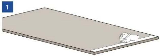 Fulgor Milano F7IRC36O1-R - Panel de la puerta - 1