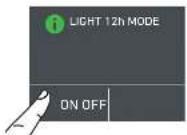 Fulgor Milano F7IBW24O1-L - 5) Interior light for 12 h. - 3