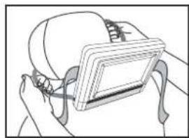 DUAL DVD-P 701 twin - Montaggio al poggiatesta - 2