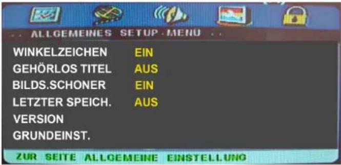 DUAL DVD-MS 110 HDMI - Wie Sie das Gerät konfigurieren (Setup) - 1