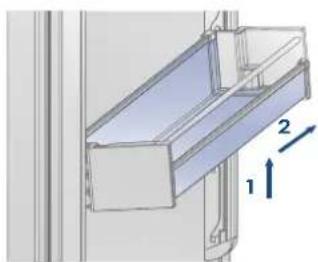 Fulgor Milano F7PBM36S2-R - Door Bins adjustment - 1