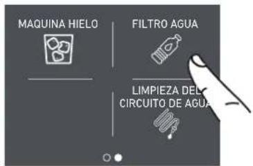 MAQUINA HIELO FILTRO AGUA LIMPIEZA DEL CIRCUITO DE AGUA