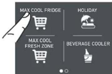 MAX COOL FRIDGE HOLIDAY MAX COOL FRESH ZONE BEVERAGE COOLER
