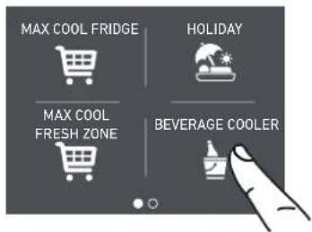 MAX COOL FRIDGE HOLIDAY MAX COOL FRESH ZONE BEVERAGE COOLER
