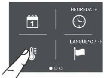 HEUREDATE LANGUE°C / °F