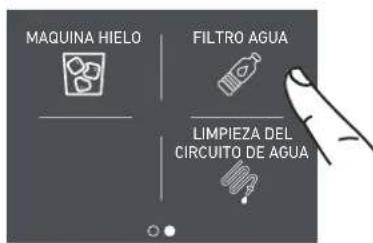 MAQUINA HIELO FILTRO AGUA LIMPIEZA DEL CIRCUITO DE AGUA