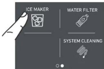 ICE MAKER WATER FILTER SYSTEM CLEANING