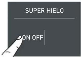 SUPER HIELO ON OFF