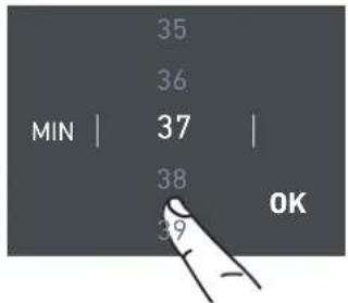 MIN | 35 36 37 38 39 OK