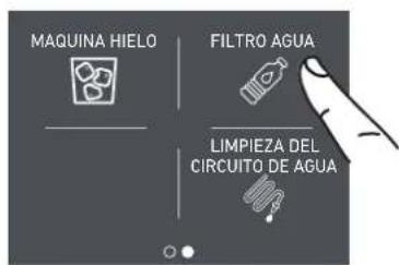 MAQUINA HIELO FILTRO AGUA LIMPIEZA DEL CIRCUITO DE AGUA