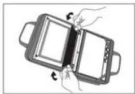 DUAL DVD-P770 - Fissaggio al poggiatesta - 1