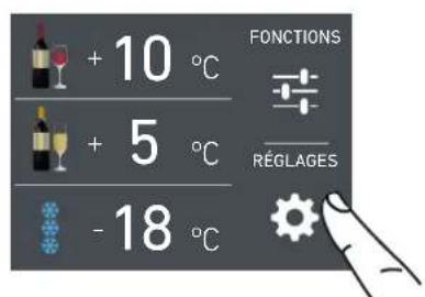 Fulgor Milano F7IBW24O2-R - 3) Configurer °C/°F - 1