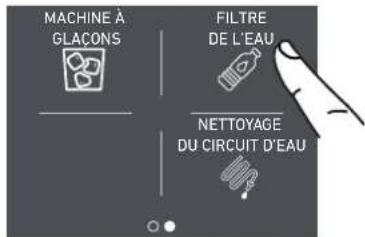 MACHINE À GLAÇONS FILTRE DE L'EAU NETTOYAGE DU CIRCUIT D'EAU