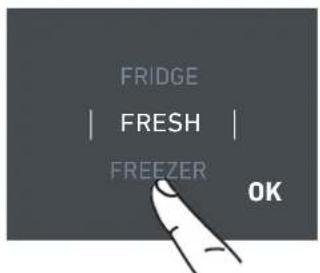 FRIDGE | FRESH | FREEZER OK