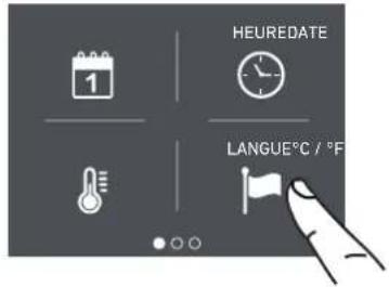 HEUREDATE LANGUE°C / °F
