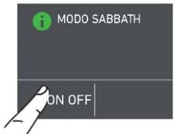 i MODO SABBATH ON OFF