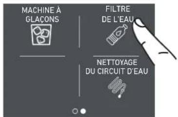 MACHINE À GLAÇONS FILTRE DE L'EAU NETTOYAGE DU CIRCUIT D'EAU