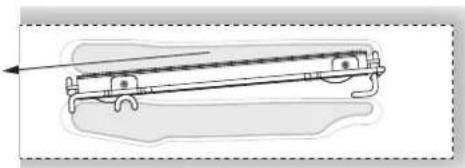 Fulgor Milano F1SP30S3 - Retrait de la grille télescopique du four: - 3