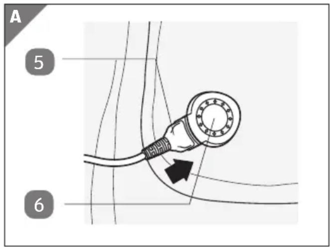 Ambiano GT-HC-01 - Allumer / éteindre et ajuster la température - 1