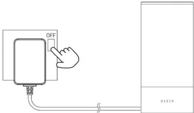 RAZER Aether Lamp Pro - RESTAURER LES PARAMÈTRES D'USINE - 1