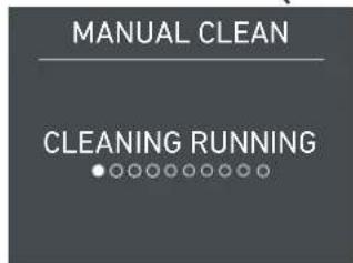 MANUAL CLEAN CLEANING RUNNING