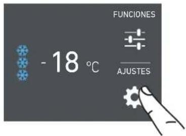- 18 °C FUNCTIONES AJUSTES
