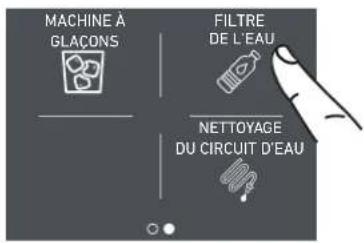 MACHINE À GLAÇONS FILTRE DE L'EAU NETTOYAGE DU CIRCUIT D'EAU
