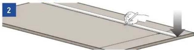 Fulgor Milano F7SRC30S1-L - Panneau de la porte - 2