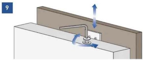 Fulgor Milano F7SRC30S1-L - Mounting panels to the door - 3