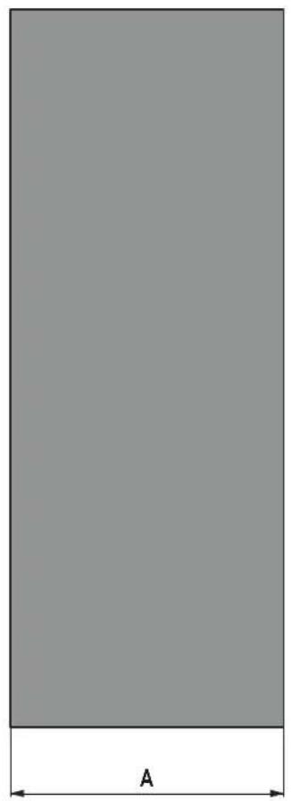 Fulgor Milano F7SRC30S1-L - Dimensions des panneaux - Modèles Column - 2