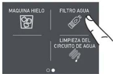 MAQUINA HIELO FILTRO AGUA LIMPIEZA DEL CIRCUITO DE AGUA