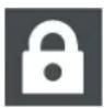Fulgor Milano F7IBM36O2-R - Padlock icon. - 2